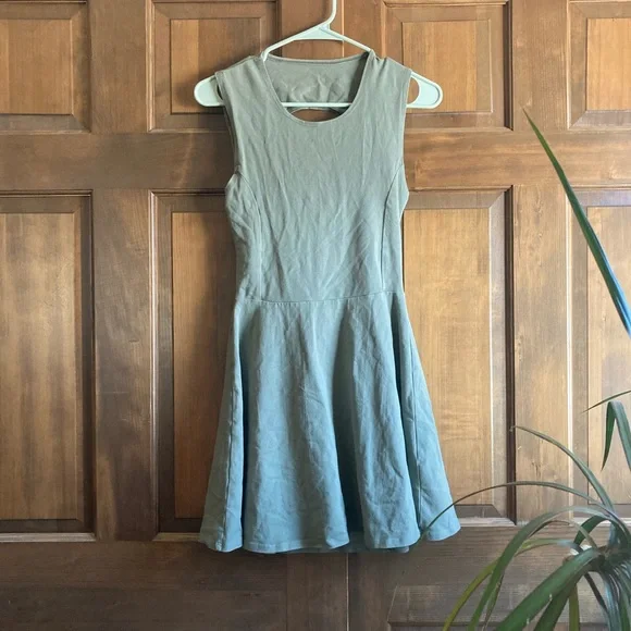 sage green skater dress For Love & Lemons Rosalyn Mini Dress – Dolls Kill